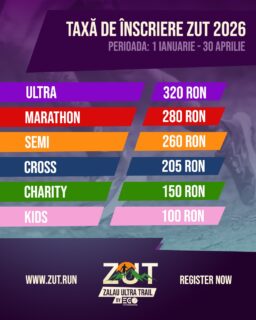 Suntem deja în valul 4 de taxe! ⏳

🌲⛰🔥 Dacă vrei să alergi prin pădurile superbe din apropierea Zalăului și să simți vibe-ul ZUT 2026 powered by EGOinterios, acum e momentul perfect să te înscrii! 🏃🏻🏃🏻‍♀️

🔗 Detalii & înscrieri: https://zut.run

Ne vedem la ZUT 2026 powered by EGOinteriors! 🚀
.
.
.
#ZUT2026 #egointeriors #TrailRunningRomania