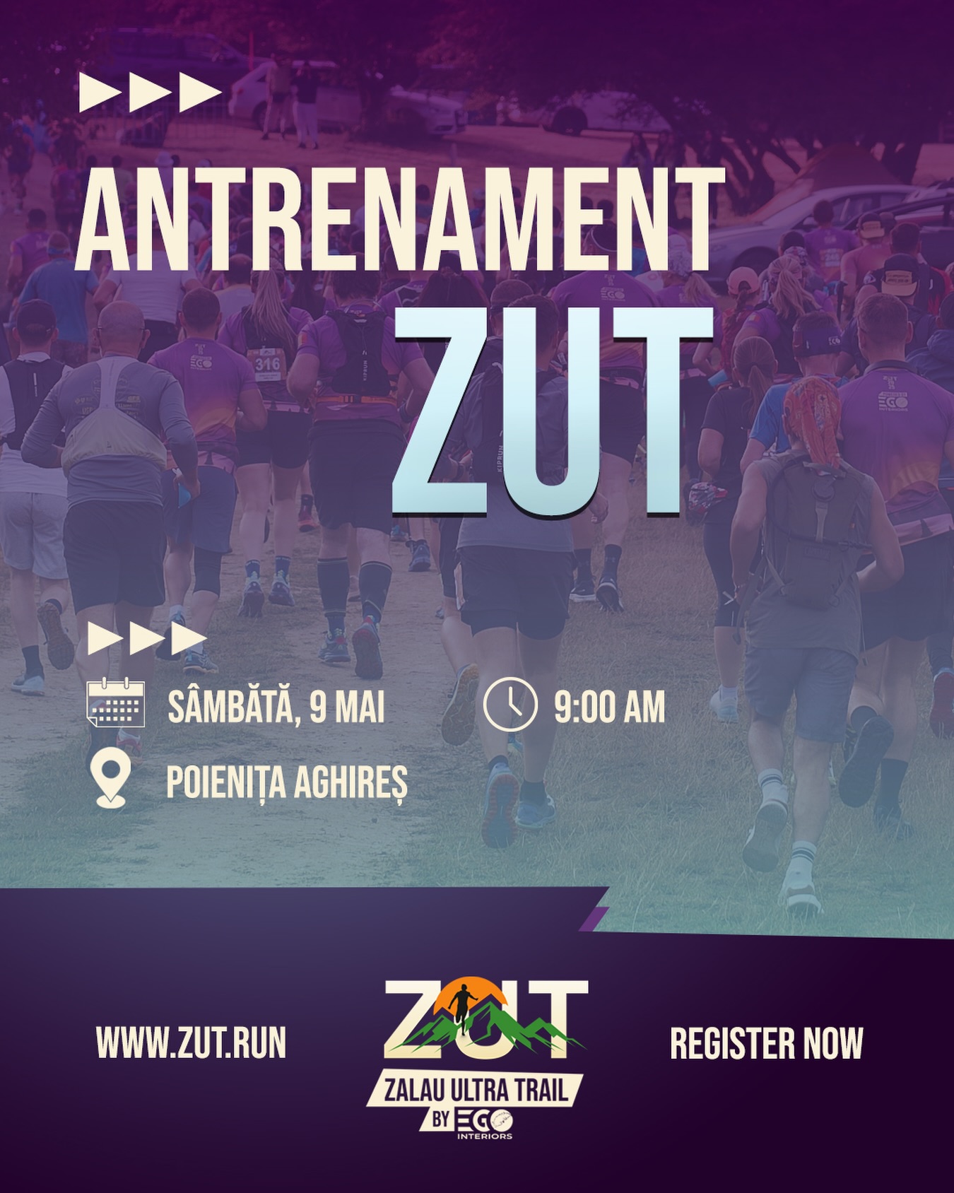 Diminețile de trail arată mai bine împreună 🌄🏞️

Pe 9 mai, la ora 09:00, ieșim din nou pe poteci, în Poienița Aghireș, pentru un antrenament ZUT cu tot ce trebuie: traseu fain, aer curat și o gașcă pe care te poți baza.

Nu e despre cât de pregătit ești, ci despre dorința de a fi acolo. Fie că abia descoperi alergarea montană sau e deja parte din rutina ta, locul tău e cu noi.

📍 Poienița Aghireș
🗓 9 mai, sâmbătă
⏰ 09:00

Un pic de efort, multă energie bună și genul de vibe care te face să revii.

Înscrieri: https://zut.run

Dacă vrei să simți spiritul ZUT powered by EgoInteriors în afara cursei, asta e ocazia perfectă. Ne vedem pe potecă 👟