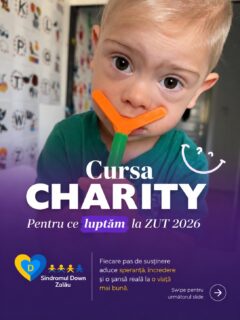 În fiecare an, la ZUT, Cursa Charity a însemnat mai mult decât kilometri. A însemnat oameni care au ales să transforme prezența lor în sprijin real.

Anul acesta, alergăm pentru Asociația Sindromul Down Zalău. 💙💛 Pentru că există lupte care nu se văd din exterior. Dar se duc în fiecare zi. Fără pauză. Fără „azi nu mai pot”. 

Poate nu putem schimba lumea. 
Dar putem schimba lumea cuiva.

Și adevărul e simplu: cele mai frumoase momente de la ZUT au fost mereu cele în care comunitatea noastră a ales să se adune pentru ceva mai mare decât ea însăși.

Pe 12 iulie, nu va fi doar despre participare. Va fi despre CINE a ales să fie acolo.

Peste luni de zile, când ne vom aminti de această ediție, unii vor putea spune: 
„Am fost parte din asta!” 

Dacă simți ceva citind aceste rânduri, dacă vrei să poți spune și tu că ai fost ACOLO, nu lăsa momentul să treacă.

👉 Înscrie-te pe www.zut.run 
📅 12 iulie 2026 | ora 13:00

Vino cu familia. Cu prietenii. Cu colegii. Sau singur, dacă așa simți. 
Doar vino.

Pentru că locul tău e aici. ❤️