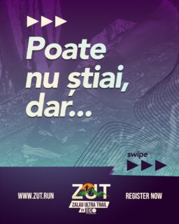 ⏳ 50 de zile. 500+ înscriși. Tu unde ești? În tabăra “ne vedem la ZUT!” sau în cea care stă pe gânduri? 

Pe 10–12 iulie 2026, Poienița Aghireș devine din nou locul unde se scriu povești, se depășesc limite și se leagă prietenii pe traseu. Unde oamenii faini nu pleacă, pentru că știu că ZUT înseamnă și relaxarea de după cursă. 🏔️🔥

Ultra. Maraton. Semimaraton. Cros. Kids. Charity.
Indiferent dacă vii pentru podium sau pentru experiență… locul tău e aici. La ZUT 2026 powered by EGOinteriors

⚠️ Dacă încă „te mai gândești”, trebuie să știi că alții și-au rezervat locul deja. Pentru că ei știu că timpul trece repede! 

👉 Intră acum pe www.zut.run și înscrie-te.
Tag your running buddy care încă spune „mai văd eu” 😄

⏰ 10-12 iulie 2026 
📍Poienița Aghireș, Zalău