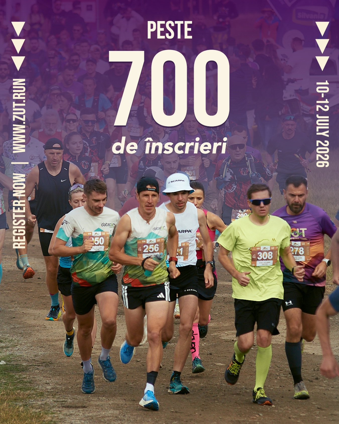 Peste 700 de alergători au ales deja să fie la startul ZUT 2026 🔥 mulțumim 🙏🏻

Unii vin pentru provocare.
Unii pentru natură.
Unii pentru timpul pe care vor să-l scoată.

Dar toți vor avea o poveste de spus după ce trec linia de finish.

Tu vei fi printre ei?

⏳ Înscrierile sunt deschise până în 28 iunie ‼️ După aceea, rămâne doar numărătoarea inversă până la start.

👉 Rezervă-ți locul acum: www.zut.run
Ne vedem la ZUT powered by EGOinteriors, pe 10-12 iulie 2026