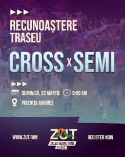 🔥 Se dă STARTUL neoficial la ZUT 2026.

Prima recunoaștere de traseu este aici! 
Primii pași pe poteci. Primele urcări care dor. Primele discuții despre ritm, strategie și vară.

Duminică, pe 22 martie, alergăm împreună pe o parte din traseele ZUT - CROSS și SEMI

Aici vezi cum arată traseul, îți testezi ritmul și începi să îți evaluezi forma în condiții reale. 

Și da… cei care vin acum vor avea un avantaj în iulie.

Comunitatea se adună. Energia crește.
Tu vii?

📍 Poienița Aghireș
📅 Duminică, 22 martie
🕗 Start: 08:00

🧭 GPX Cross: https://connect.garmin.com/modern/course/245674477
🧭 GPX Semi: https://connect.garmin.com/modern/course/245674569

⚡ Alege distanța.
⚡ Cheamă un prieten.
⚡ Hai pe traseu.

Traseele ZUT te așteaptă!