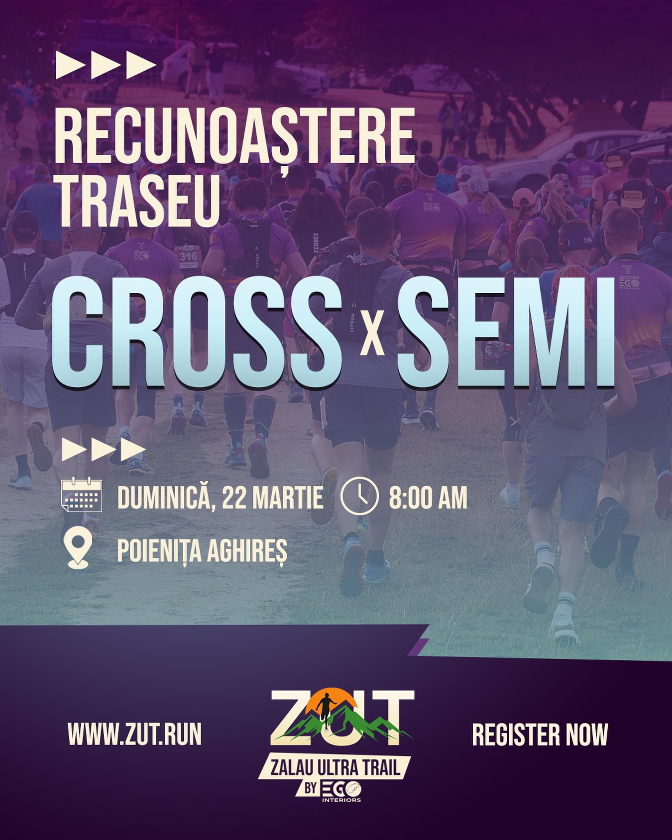 🔥 Se dă STARTUL neoficial la ZUT 2026.

Prima recunoaștere de traseu este aici! 
Primii pași pe poteci. Primele urcări care dor. Primele discuții despre ritm, strategie și vară.

Duminică, pe 22 martie, alergăm împreună pe o parte din traseele ZUT - CROSS și SEMI

Aici vezi cum arată traseul, îți testezi ritmul și începi să îți evaluezi forma în condiții reale. 

Și da… cei care vin acum vor avea un avantaj în iulie.

Comunitatea se adună. Energia crește.
Tu vii?

📍 Poienița Aghireș
📅 Duminică, 22 martie
🕗 Start: 08:00

🧭 GPX Cross: https://connect.garmin.com/modern/course/245674477
🧭 GPX Semi: https://connect.garmin.com/modern/course/245674569

⚡ Alege distanța.
⚡ Cheamă un prieten.
⚡ Hai pe traseu.

Traseele ZUT te așteaptă!
